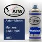 Preview: Aston-Martin, Mariana Blue Pearl, 5069: 400ml Sprühdose, von ATW Autoteile West.